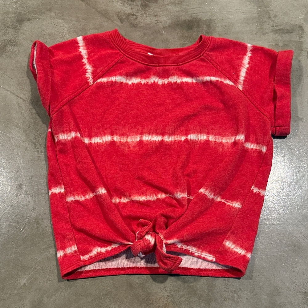 Old Navy Kids Red Tie-Dye Tee